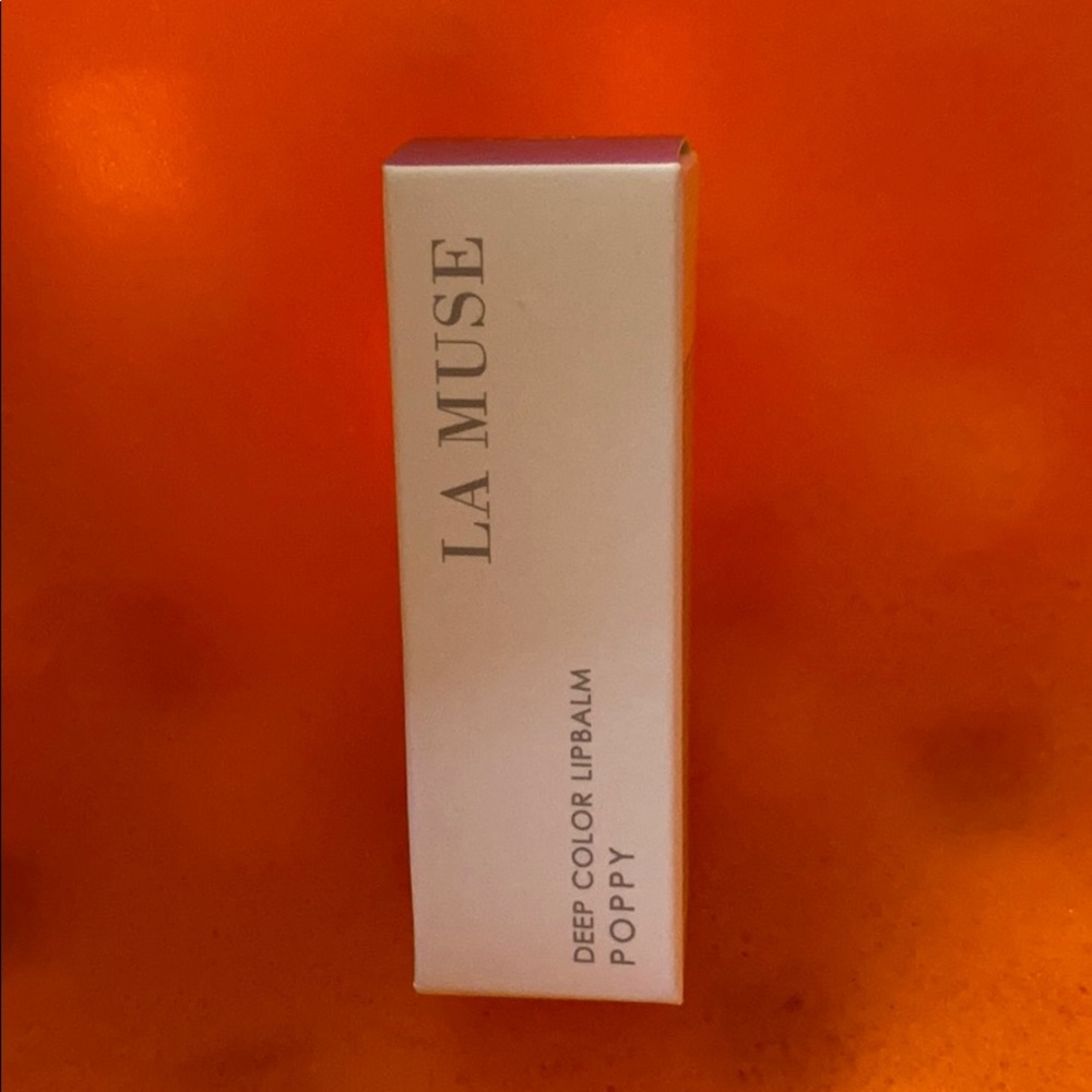 La Muse Deep Color Lipbalm - Poppy